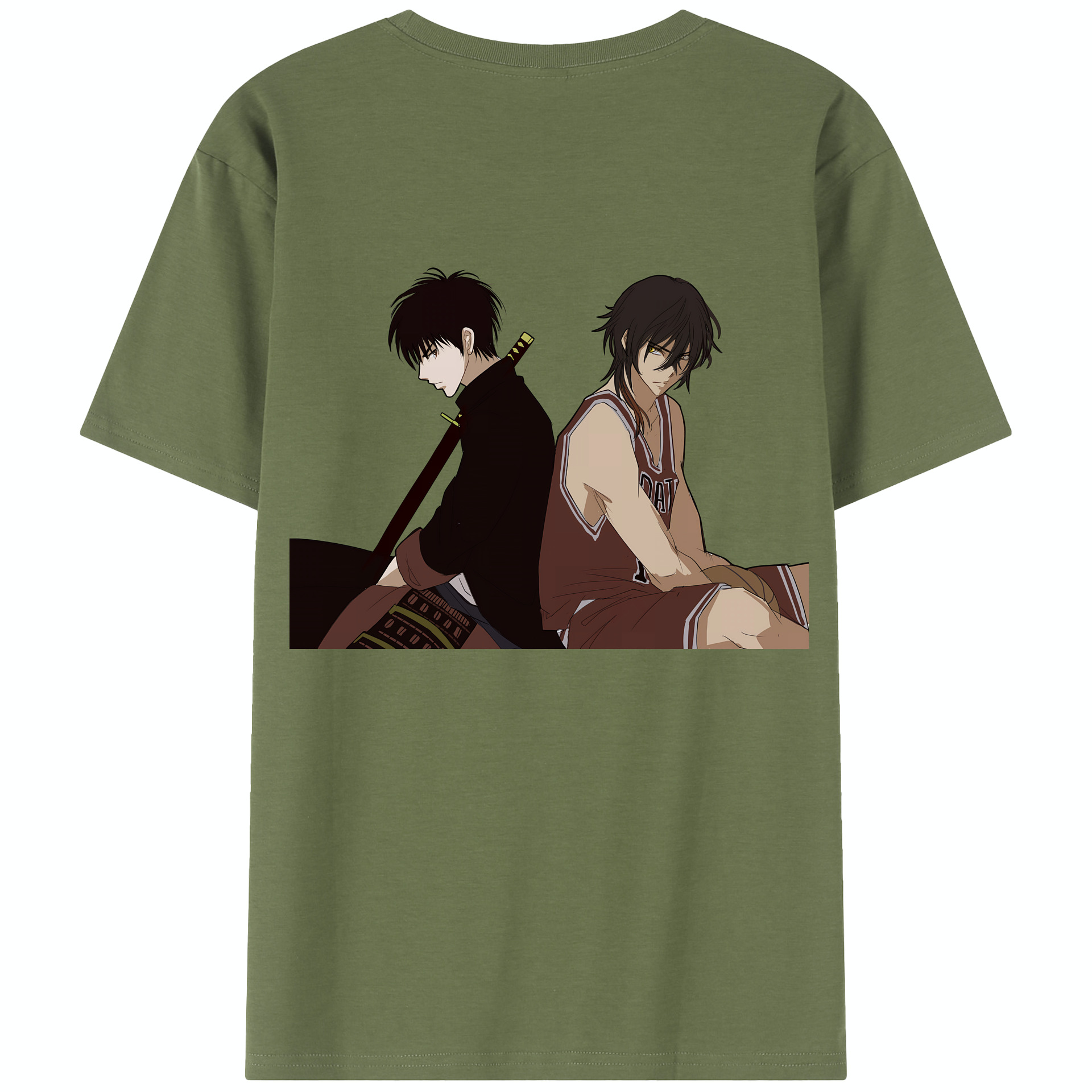 SLAM DUNK／スラムダンク 綿100％半袖Tシャツ（背面プリント）